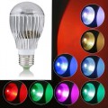 16 Colors Changing 9W magic E27 RGB LED Lamp Light Bulb + IR Remote Control